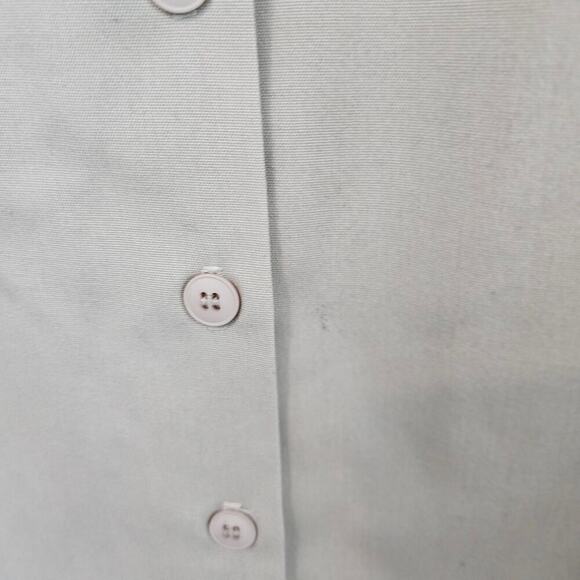 Vintage 80s Koret Skirt Womens Size 10 Tan Midi Preppy Coquette Button Down - Picture 5 of 10